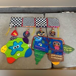 Lamaze Baby Sensory Learning Toy Set with High-Contrast Panels